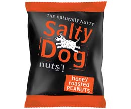 Salty Dog Peanuts - Honey Roasted - 1x12x45g Card
