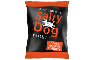 Salty Dog Peanuts - Honey Roasted - 1x24x45g Card
