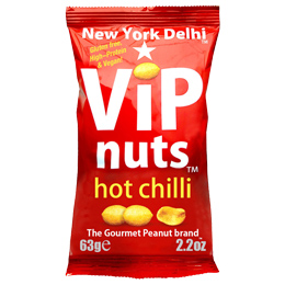 Vip Nuts - Hot Chilli (Peanuts) - 12x63g
