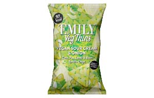 Emily Veg Thins Vegan Sour Cream & Onion 24x23gm