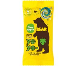 Bear Snacks - Yoyo'S - Pineapple - 18x20g