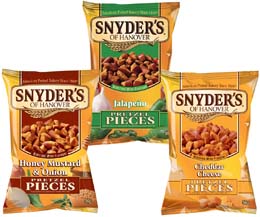 Snyders Pretzels - Mixed (10 Ea Flav) - 30x56g
