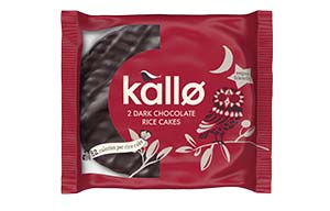 Kallo Rice Cakes - Dark Choc Twin Pack - 30x33g
