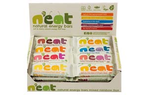 N'Eat - Natural Energy Bars - Mixed Rainbow Box - 32x45g