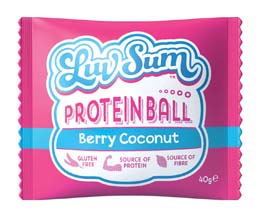 Luvsum Energy Ball - Berry Coconut - 12x40g