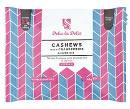 Dolce La Dolce - Cashews, Cranberries & Quinoa -12x40g
