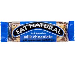 Eat Natural - Milk Choc, Peanut, Cranberries, Cash - 12x45g