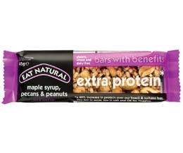 Eat Natural - Extra Protein (Maple, Pecans & Peanut) -12x45g