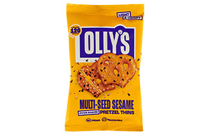 Olly's Pretzel Thins - Multi-Seed Sesame - 10x35g