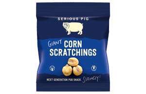 Serious Pig - Giant Corn Scratchings Original - 24x35g