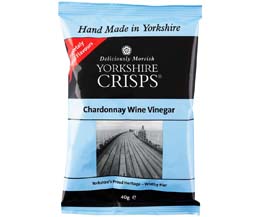 Yorkshire Crisp - Chardonnay Wine Vinegar - 24x40g