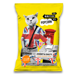 British Popcorn - Sweet & Salty - 24x30g