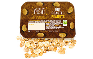 Awfully Posh - Dry Roasted Peanut Pots - 24x50g