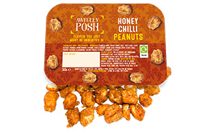 Awfully Posh - Honey Chilli Peanut Pots - 24x50g