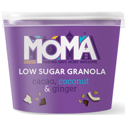 Moma Granola Pot - Cacao, Coconut & Ginger - 12x50g