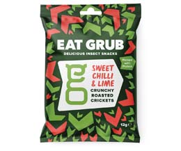 Eat Grub Crickets - Sweet Chilli & Lime - 12x12g