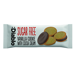 Diablo - Sugar Free Cocoa Cookie With Vanilla Cream - 48x44g