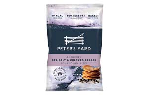 Peters Yard - Sourdough Bites - Anglesey Sea Salt & Cracked Pepper - 12x26g