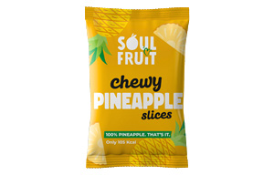 Soul Fruit - Chewy Pineapple Slices - 10x30g