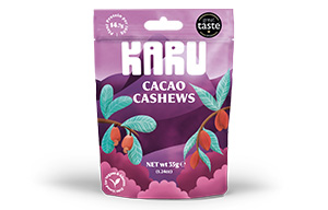 Karu - Roasted Cashews with Cocoa - 10x35g