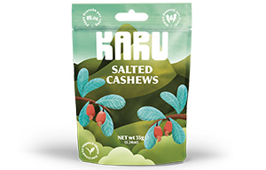 Karu - Roasted Cashews Salted - 10x35g