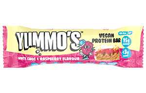 Yummo's - Vegan Protein Bar - White Choc Raspberry - 12x55g