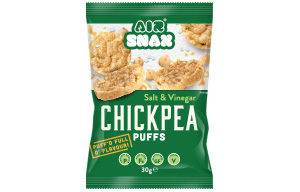 AirSnax - Chickpea Puffs - Salt & Vinegar - 12x30g