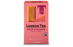 London Tea Enveloped - 20's - Peach & Rhubarb - 6x20