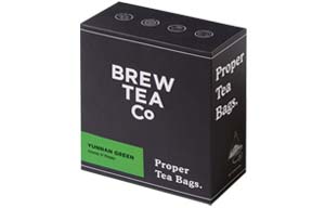 Brew Tea S&T - Green Tea - 1x100 Black Bag