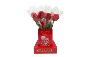 Valentines - Milk Chocolate Roses - 1x18